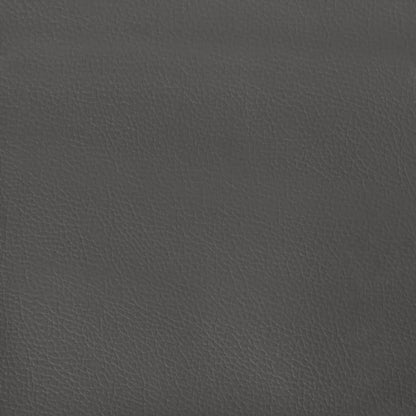 Boxspring-sängram grå 120x200 cm konstläder