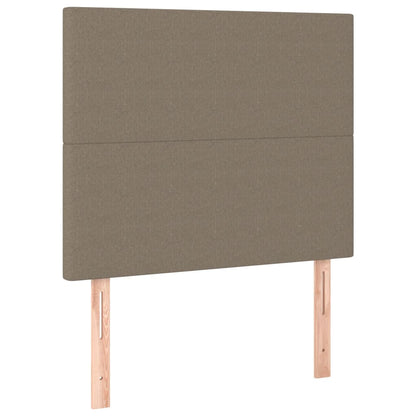 Huvudgavlar 2 st taupe 80x5x78/88 cm tyg