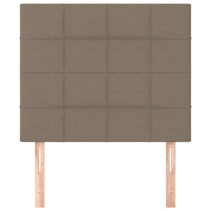 Huvudgavlar 2 st taupe 80x5x78/88 cm tyg