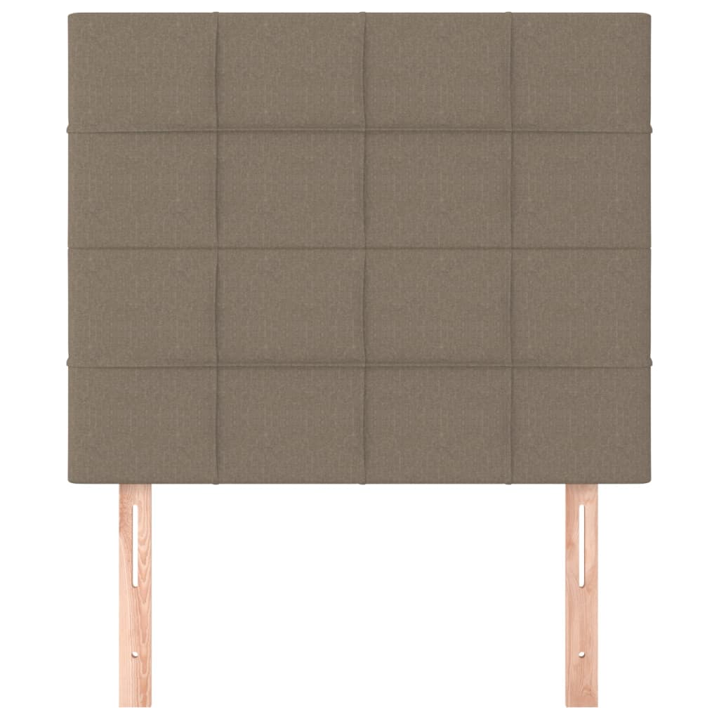 Huvudgavlar 2 st taupe 100 x 5 x 78/88 cm tyg