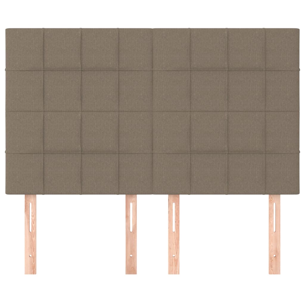 Huvudgavlar 4 st taupe 72x5x78/88 cm tyg