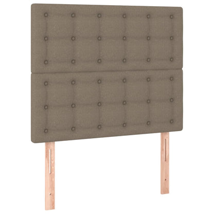 Huvudgavlar 2 st taupe 100 x 5 x 78/88 cm tyg