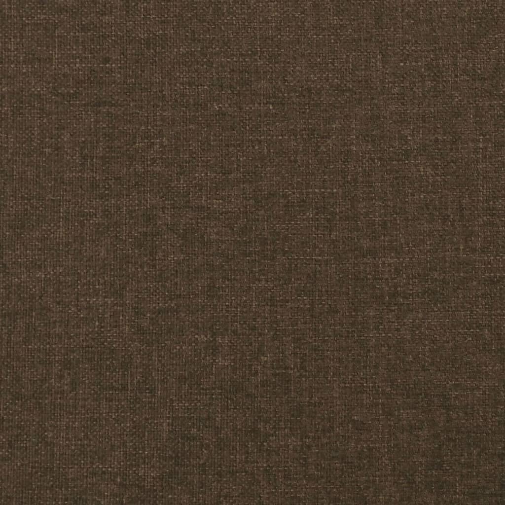 Sänggavel med kanter taupe 183x16x78/88 cm tyg