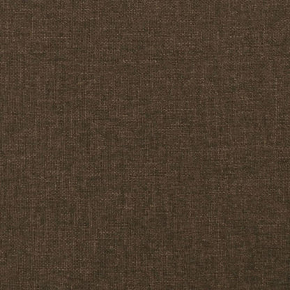 Sänggavel med kanter taupe 183x16x78/88 cm tyg