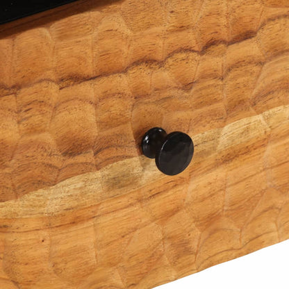 Nattduksbord 2 st 40x33x46 cm massivt akaciaträ