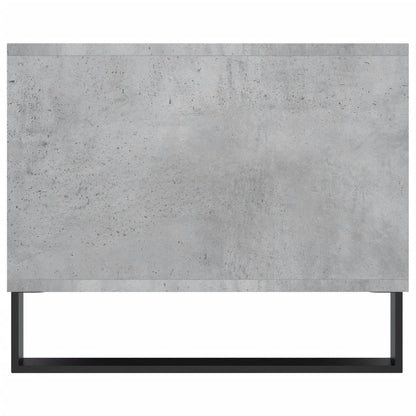 Soffbord betonggrå 102x50x40 cm konstruerat trä