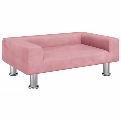 Barnsoffa rosa 70x45x26,5 cm sammet