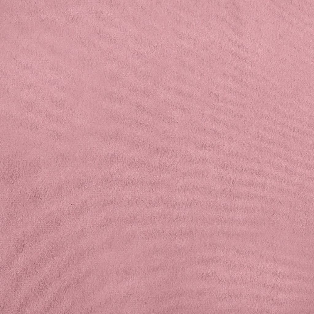 Barnsoffa rosa 50x40x26,5 cm sammet