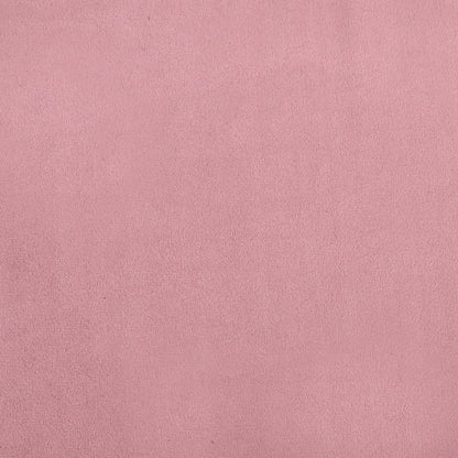 Barnsoffa rosa 50x40x26,5 cm sammet