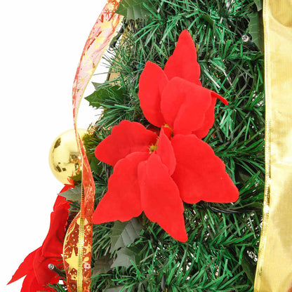 Plastgran pop-up 100 LED grön 150 cm