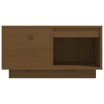 Soffbord honungsbrun 60x61x32,5 cm massiv furu