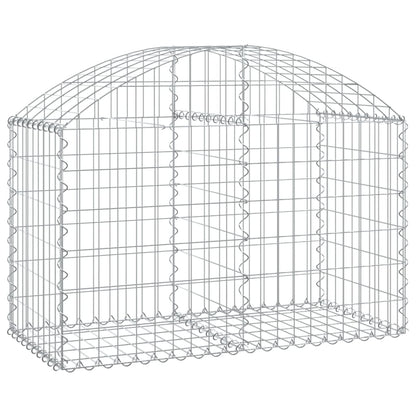 Gabion bågformad 100x50x60/80 cm galvaniserat järn