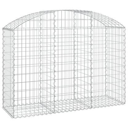 Gabion bågformad 150x50x100/120 cm galvaniserat järn