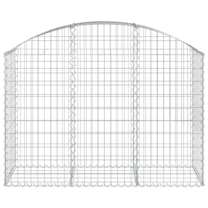 Gabion bågformad 150x50x100/120 cm galvaniserat järn