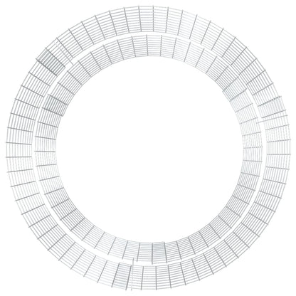 Gabion för eldstad Ø 100 cm galvaniserat järn
