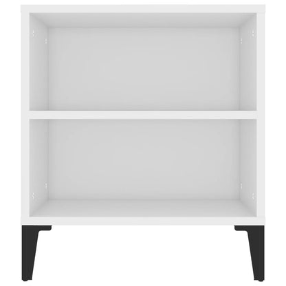 Tv-bänk vit 102x44,5x50 cm konstruerat trä