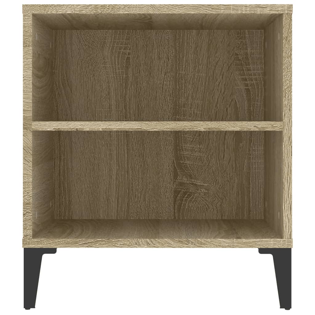 Tv-bänk sonoma-ek 102x44,5x50 cm konstruerat trä