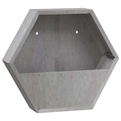 Odlingslådor för vägg 2 st rosttrögt stål 46x10x40 cm