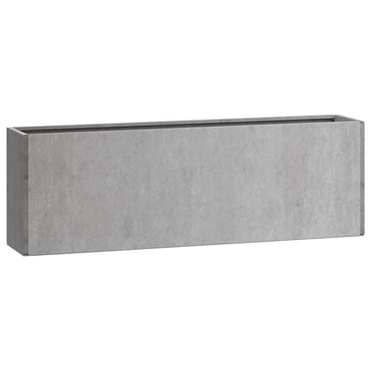 Odlingslådor för vägg 2 st rosttrögt stål 53x10x17 cm