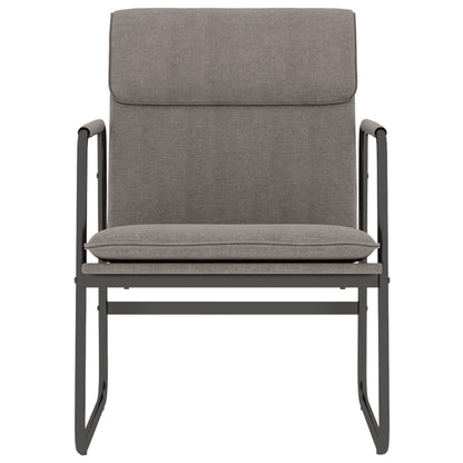 Loungestol taupe 55x64x80 cm tyg