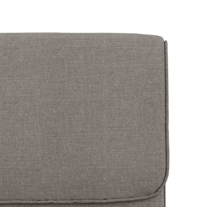 Loungestol taupe 55x64x80 cm tyg