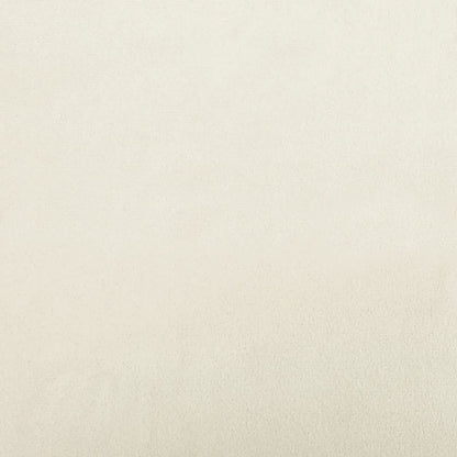 Loungestol gräddvit 62x79x79 cm sammet