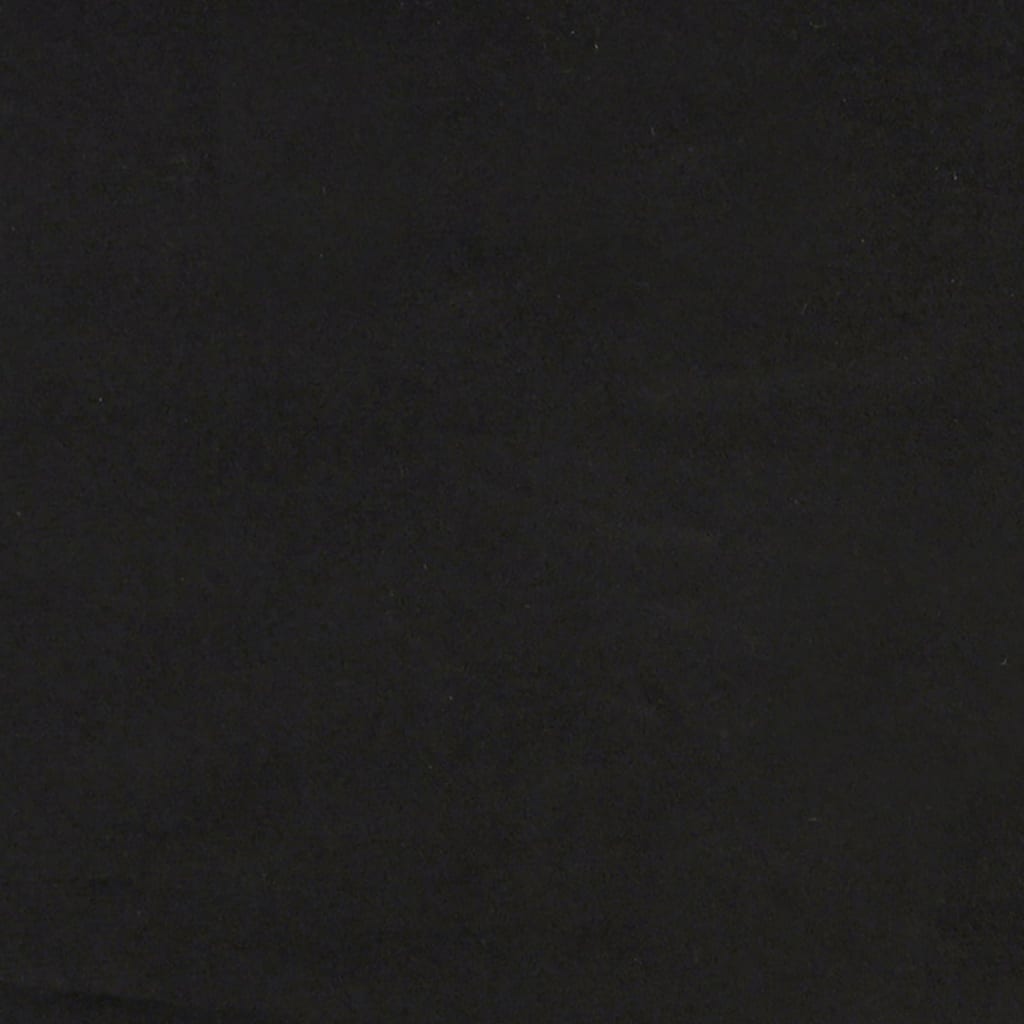 Fåtölj svart 62x79x79 cm sammet