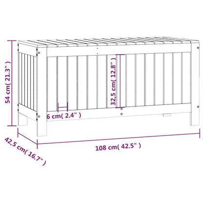 Dynbox 108x42,5x54 cm massiv furu