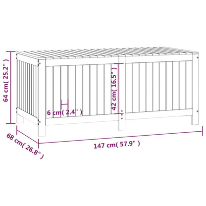 Dynbox 147x68x64 cm massiv furu