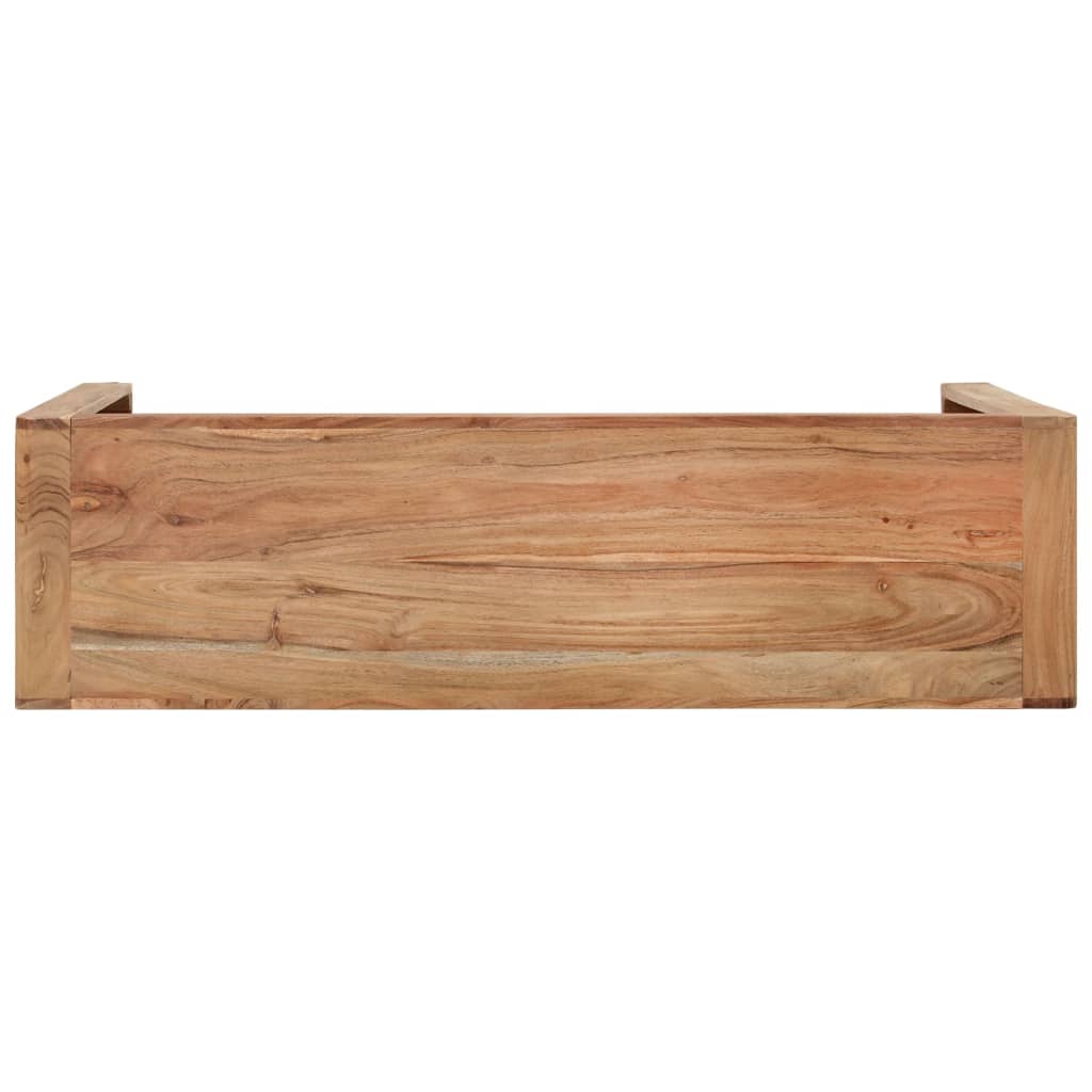 Konsolbord 110x30x76 cm massivt akaciaträ