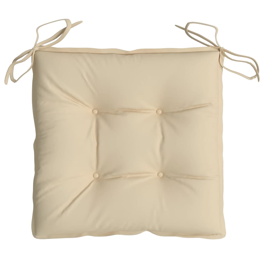 Palldynor 6 st beige 50x50x7 cm oxfordtyg