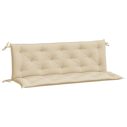 Bänkdynor för trädgården 2st beige 150x50x7cm oxfordtyg