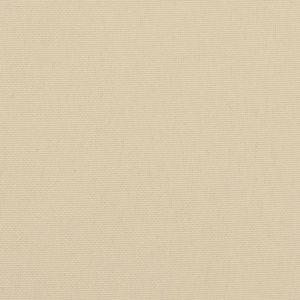 Bänkdynor för trädgården 2st beige 150x50x7cm oxfordtyg