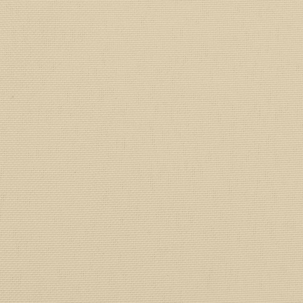 Bänkdynor för trädgården 2st beige 200x50x7cm oxfordtyg