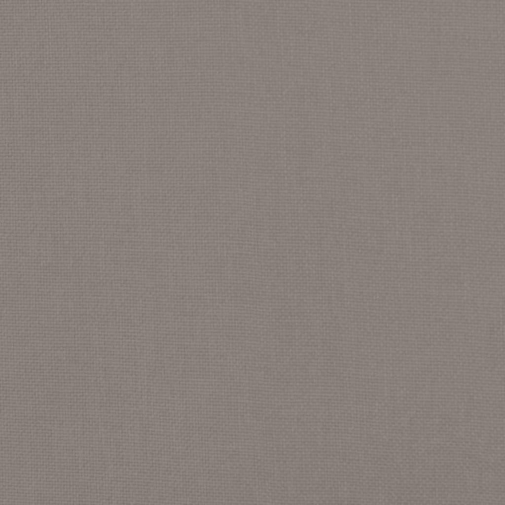 Vilstol med fotpall taupe tyg