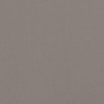 Vilstol med fotpall taupe tyg