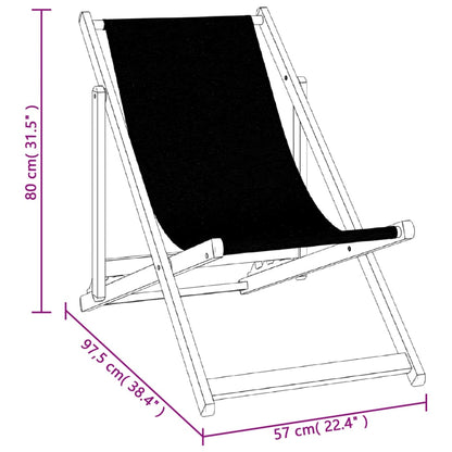 Strandstolar hopfällbara 2 st brun aluminium och textilen