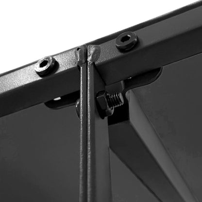 Paviljong antracit 2x2,3 m 180 g/m² tyg och stål