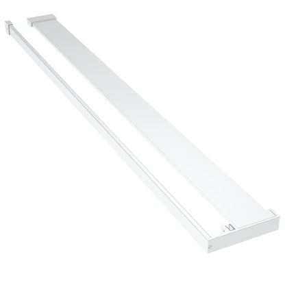 Duschhylla för duschvägg krom 100 cm aluminium