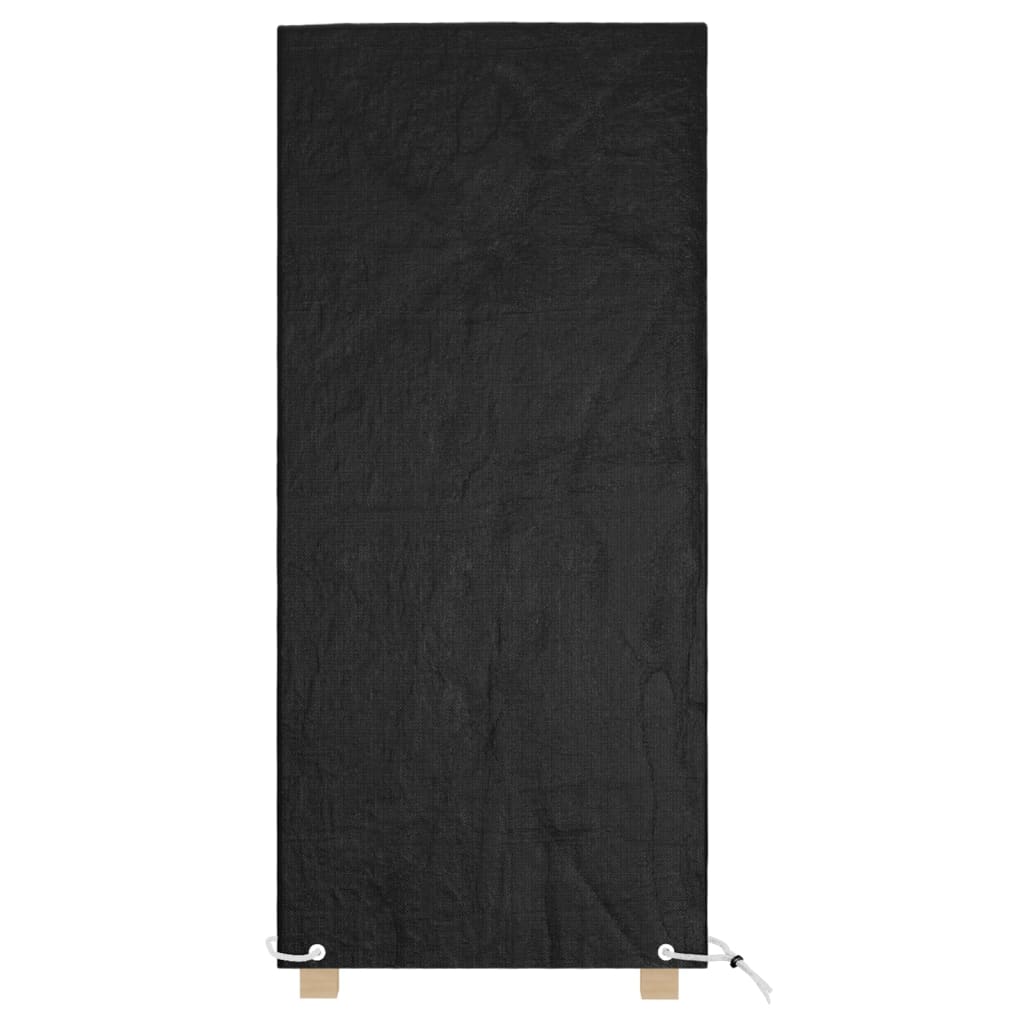 Överdrag för utemöbler 2 st 8 ölj. 75x70x140 cm polyeten