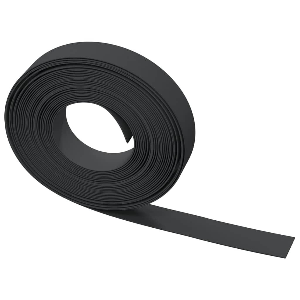 Rabattkant svart 4 st 10 m 10 cm polyeten