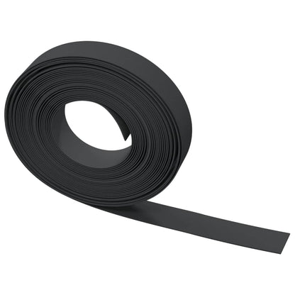 Rabattkant svart 4 st 10 m 10 cm polyeten