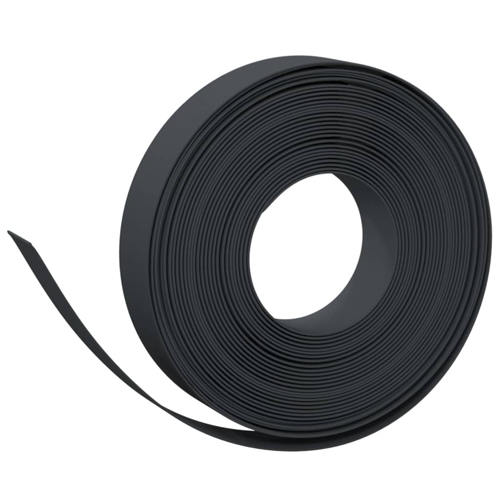 Rabattkant svart 5 st 10 m 10 cm polyeten