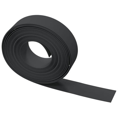 Rabattkant svart 4 st 10 m 15 cm polyeten