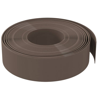 Rabattkant brun 3 st 10 m 15 cm polyeten