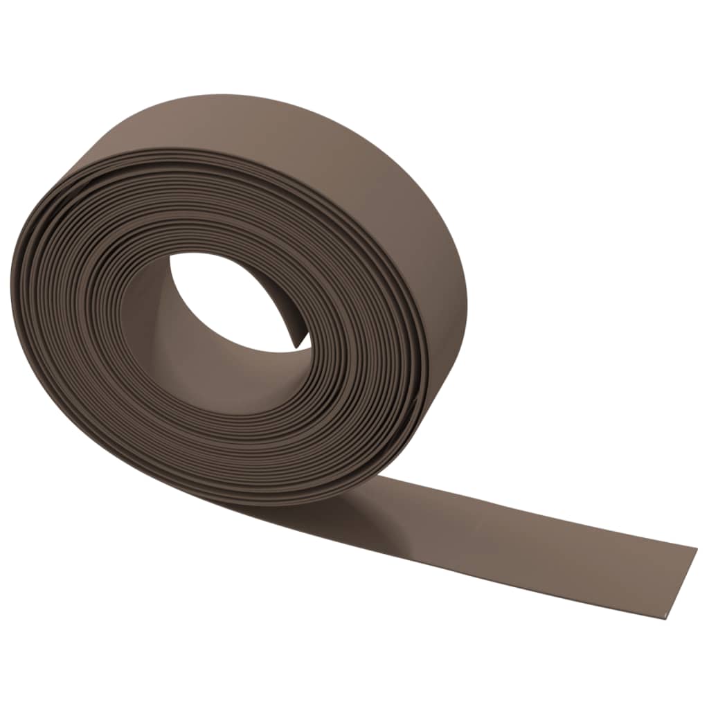 Rabattkant brun 3 st 10 m 15 cm polyeten