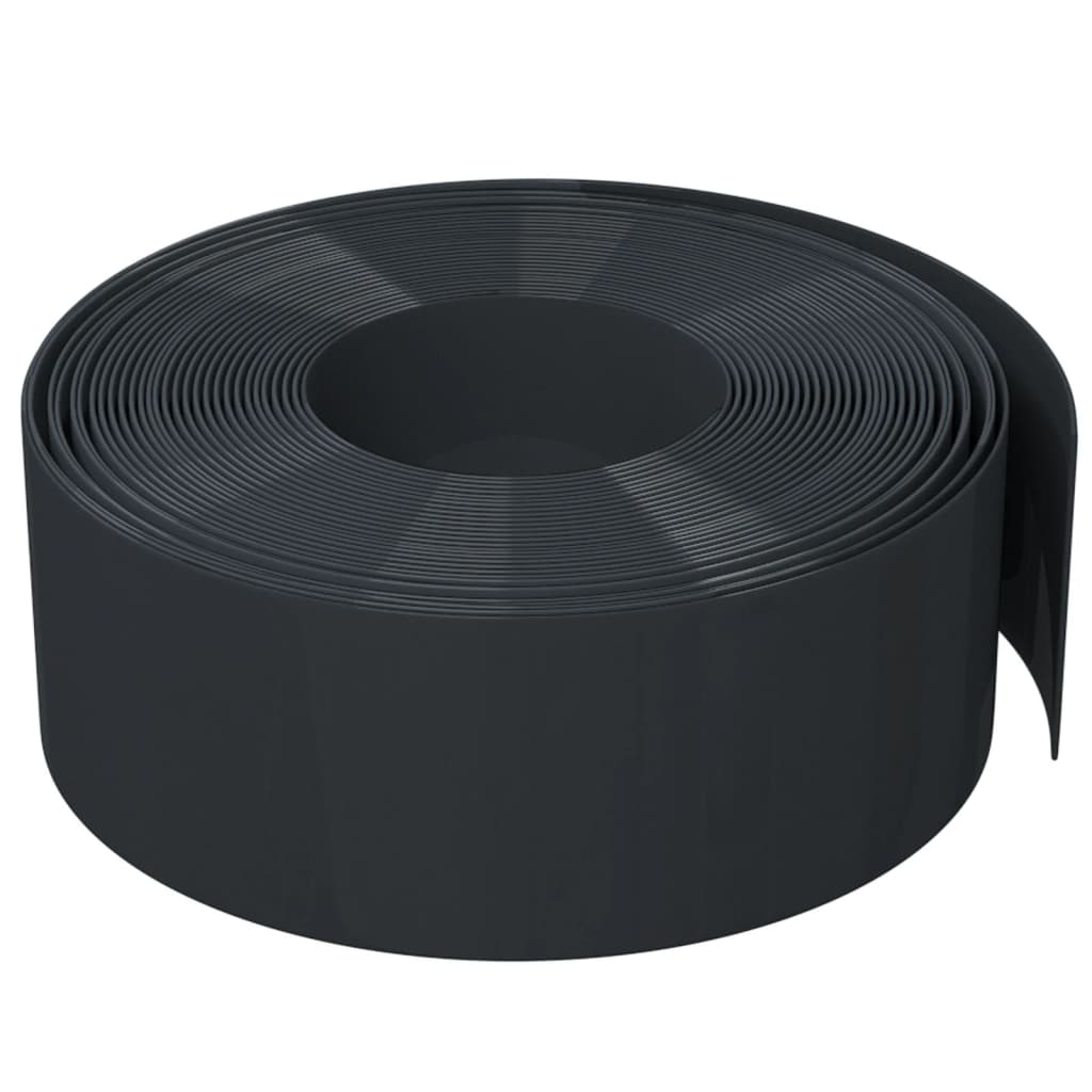 Rabattkant svart 3 st 10 m 20 cm polyeten