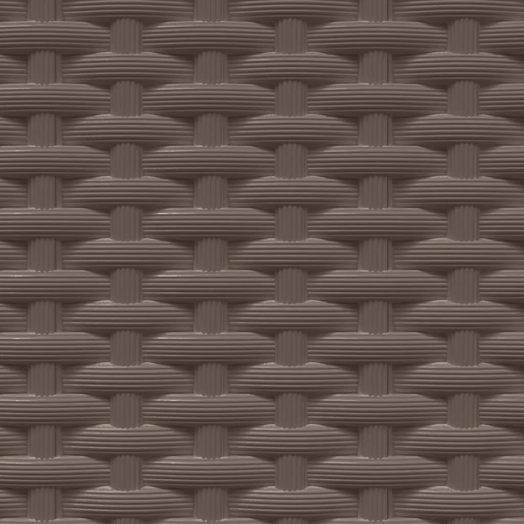 Odlingslådor 4 st brun 30x30x37 cm polypropylen