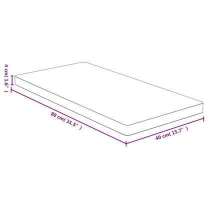 Bordsskiva 40x80x4 cm bambu