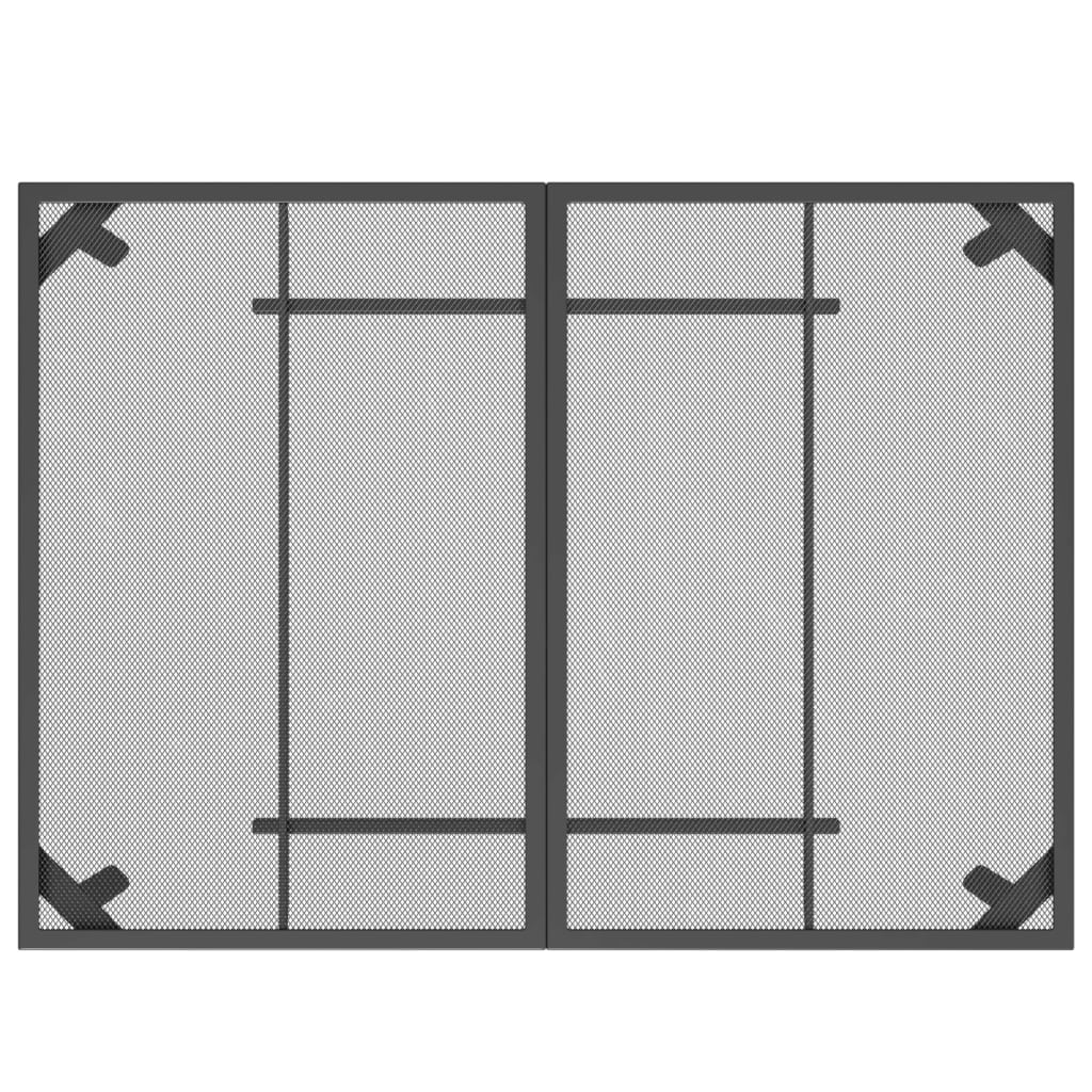 Trädgårdsbord antracit 110x80x72 cm stålnät